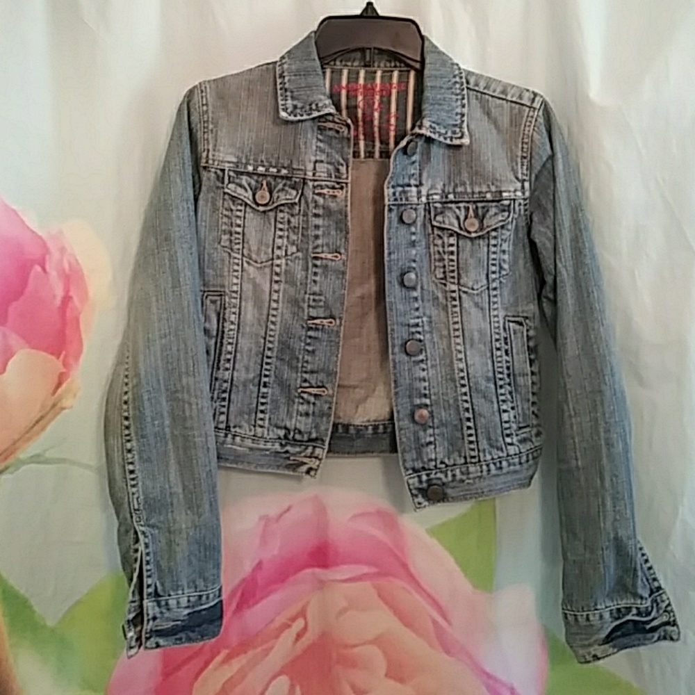 American Eagle Small Petite Jean Jacket